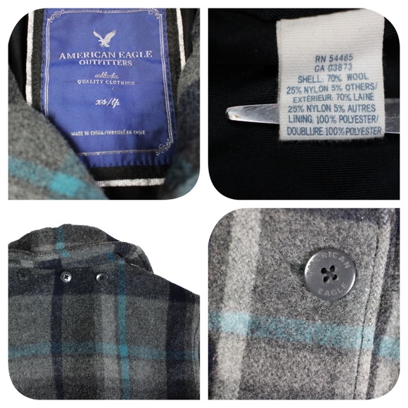 Ladies American Eagle Outffiters Size XS Pea Coat - Picture 5 of 6